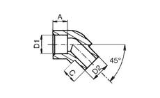 Winkel 45- inner/auer